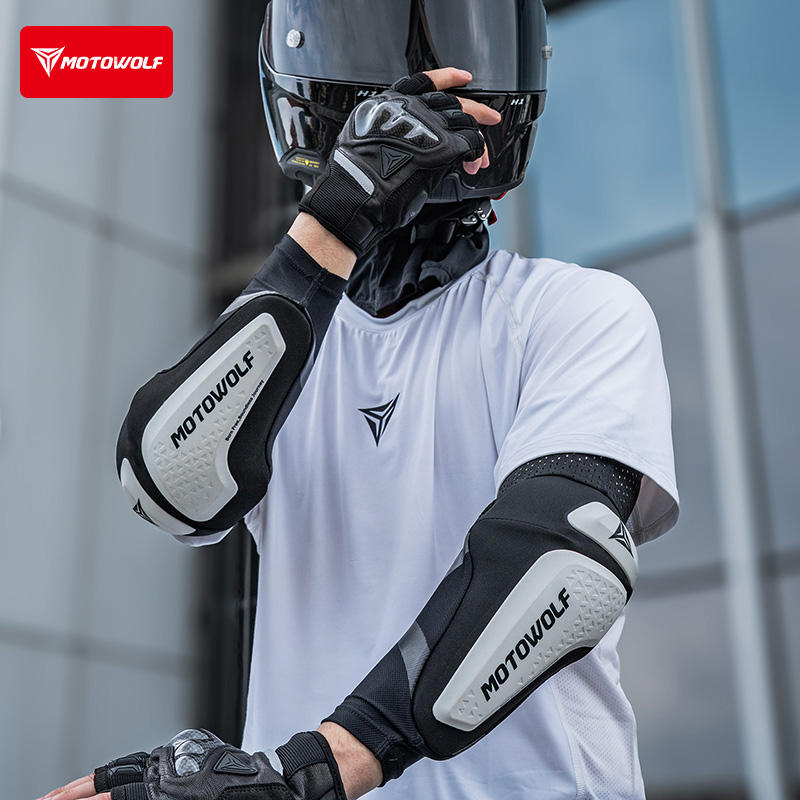 Motorcycle Gear Sleeve - New Motorcycle Elbow Pads Elastic Breathable