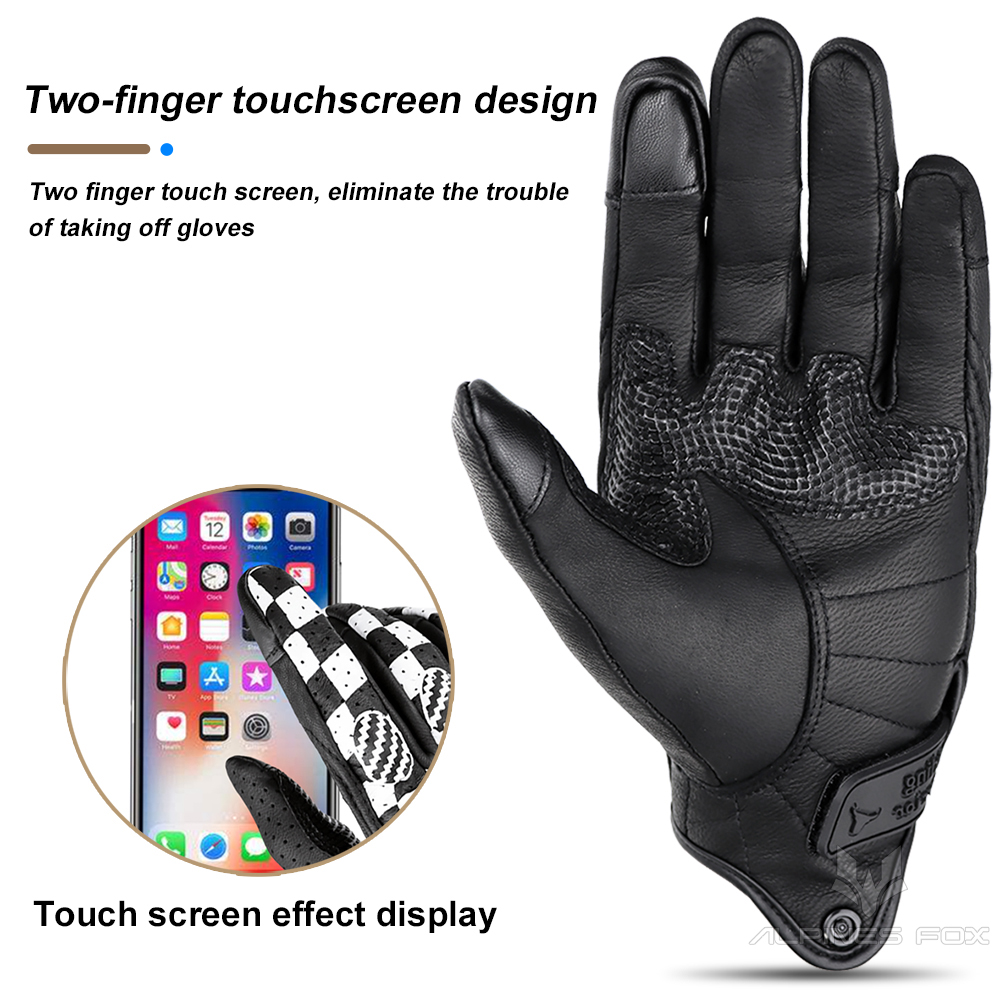 Vintage Motorcycle Gloves Genu - огляд і ціна Motorcycle Gear Fox