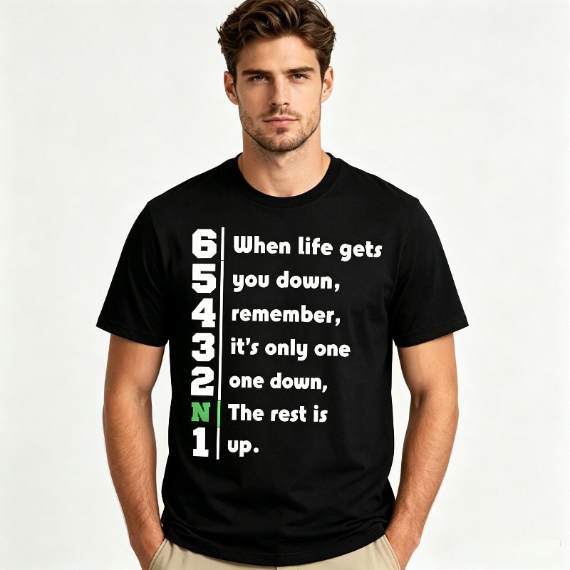1N23456 Life Quote Graphic T-S - огляд і ціна Motorcycle Gear Quotes