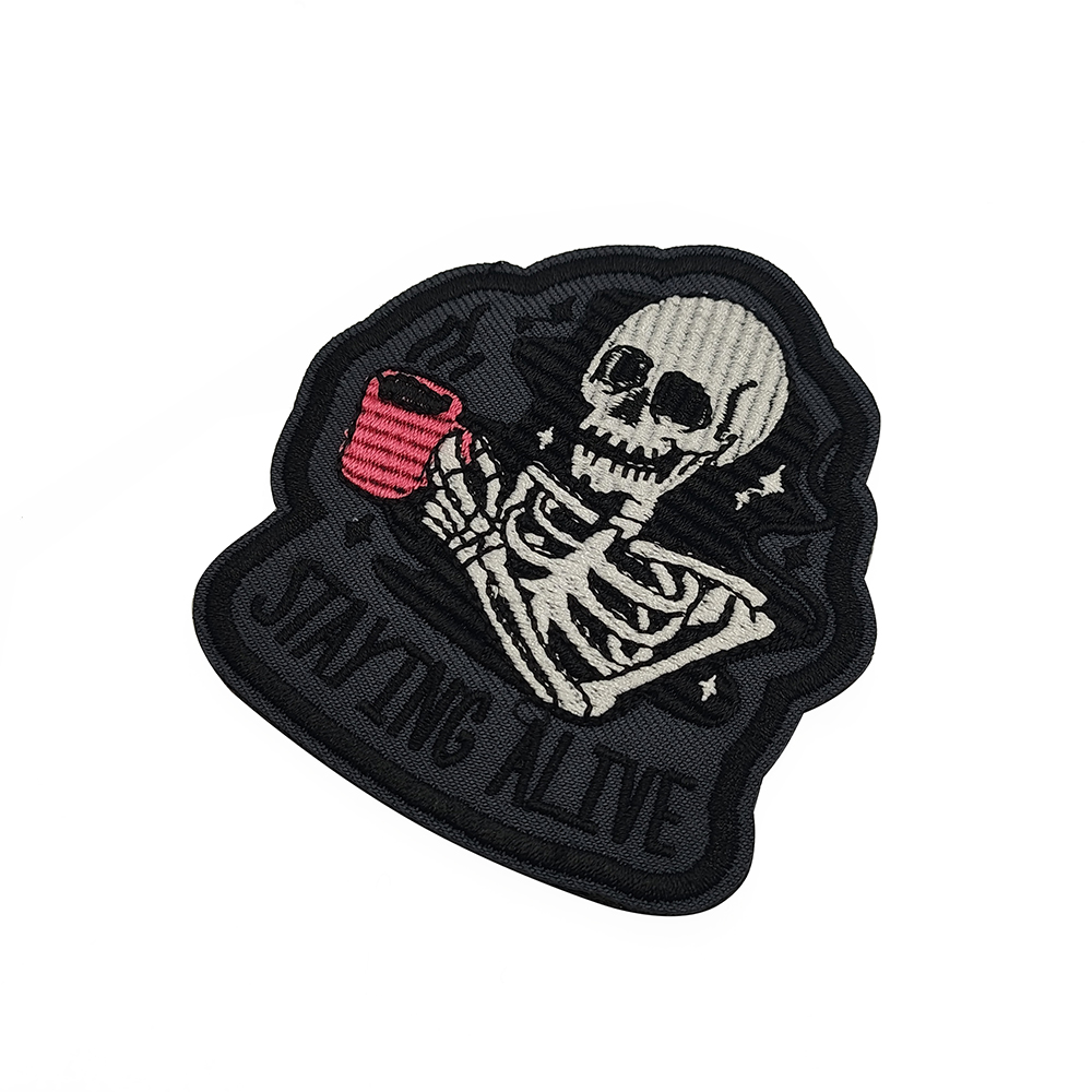 Humorous Skeleton Embroidered  - огляд і ціна Motorcycle Gear Quotes
