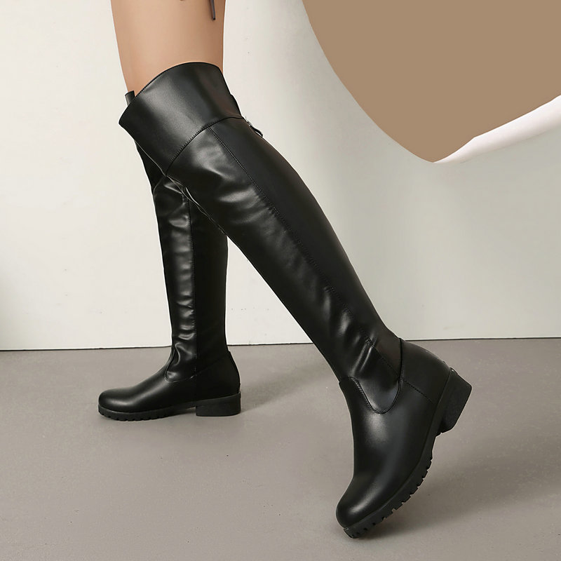 Punk Gothic Soft PU Leather Lo - огляд і ціна Riding Boot Short