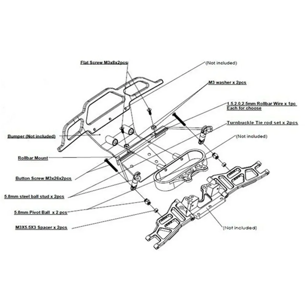 Front and Rear Wide Sway Bar A - огляд і ціна Motorcycle Gear Near Me