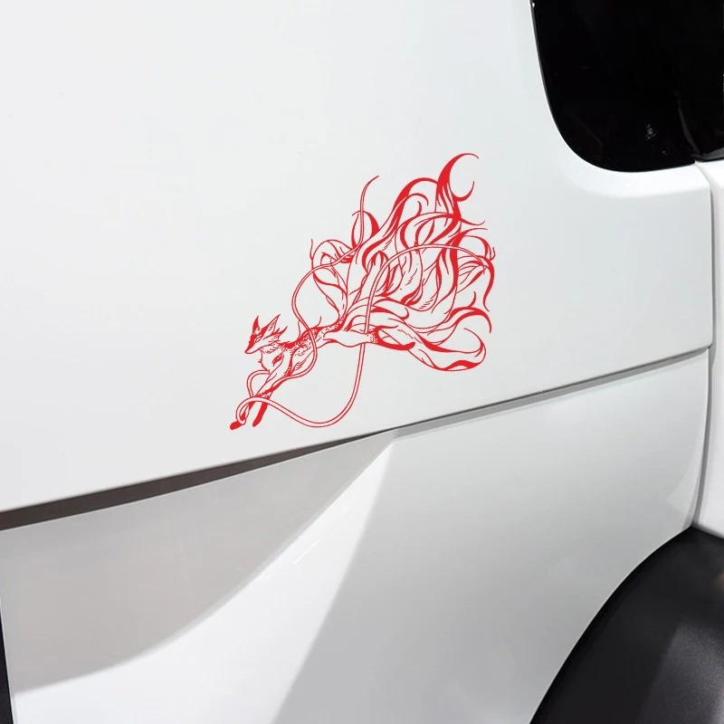 Nine Tailed Fox Car Sticker Sc - огляд і ціна Motorcycle Gear Fox