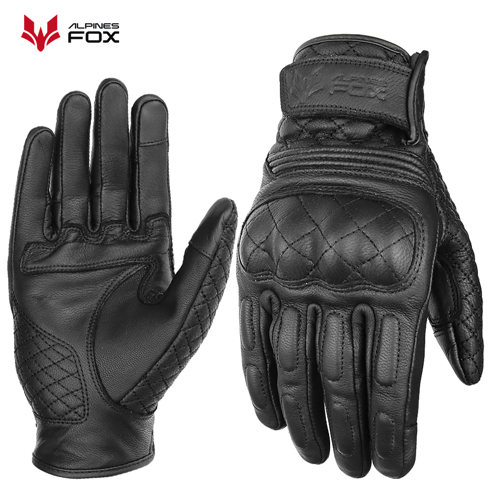Retro Motorcycle Gloves Real L - огляд і ціна Motorcycle Gear Fox