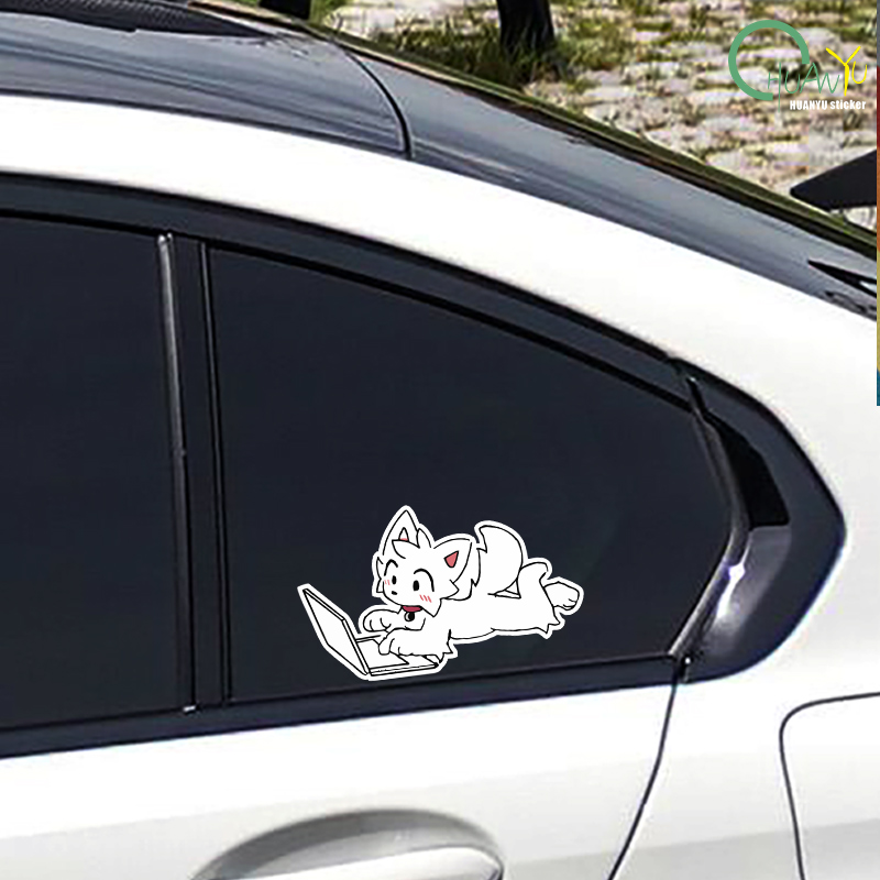 Cartoon anime dog reflective c - огляд і ціна Motorcycle Gear Dogs