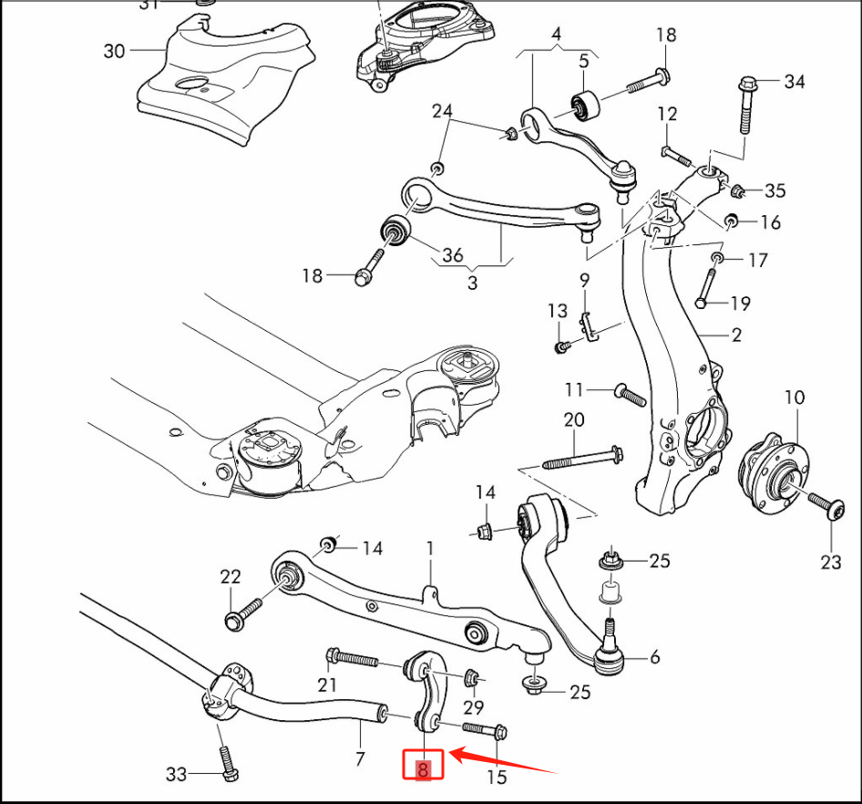 Front Upper Lower Sway Bar Lin - огляд і ціна Motorcycle Gear Near Me