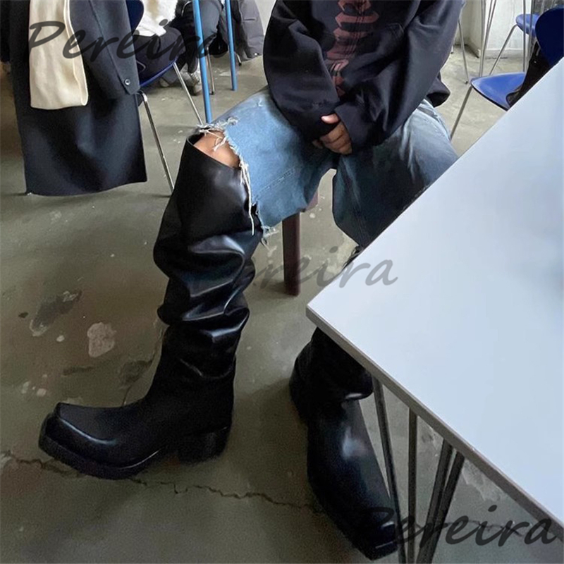 Thick Soled Over The Knee Boot - огляд і ціна Riding Boot Short