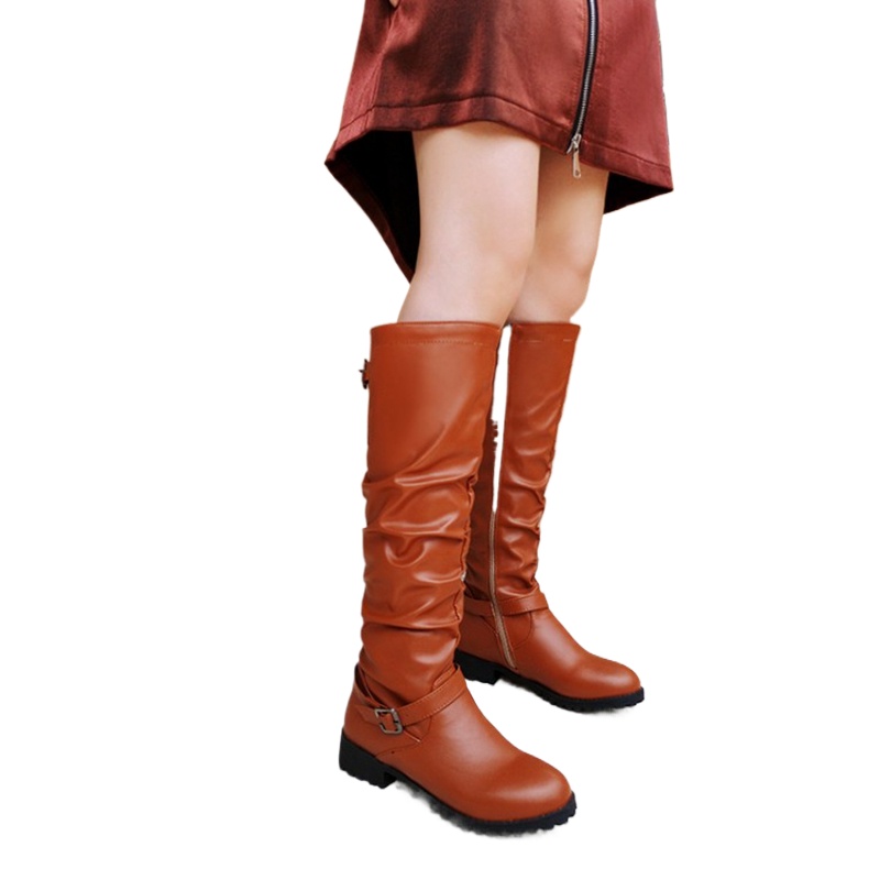 Knee High Boots Women Fashion  - огляд і ціна Riding Boot Short