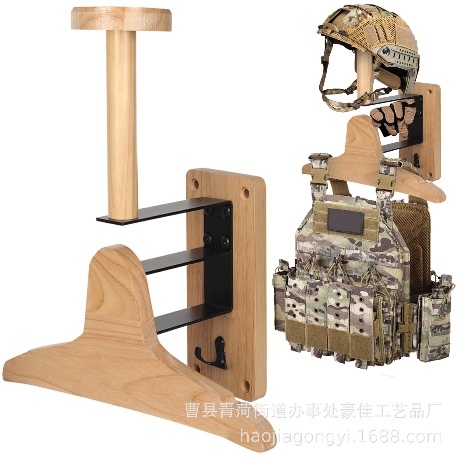 Wall‑Mount Wooden Outdoor Tact - огляд і ціна Motorcycle Gear Display